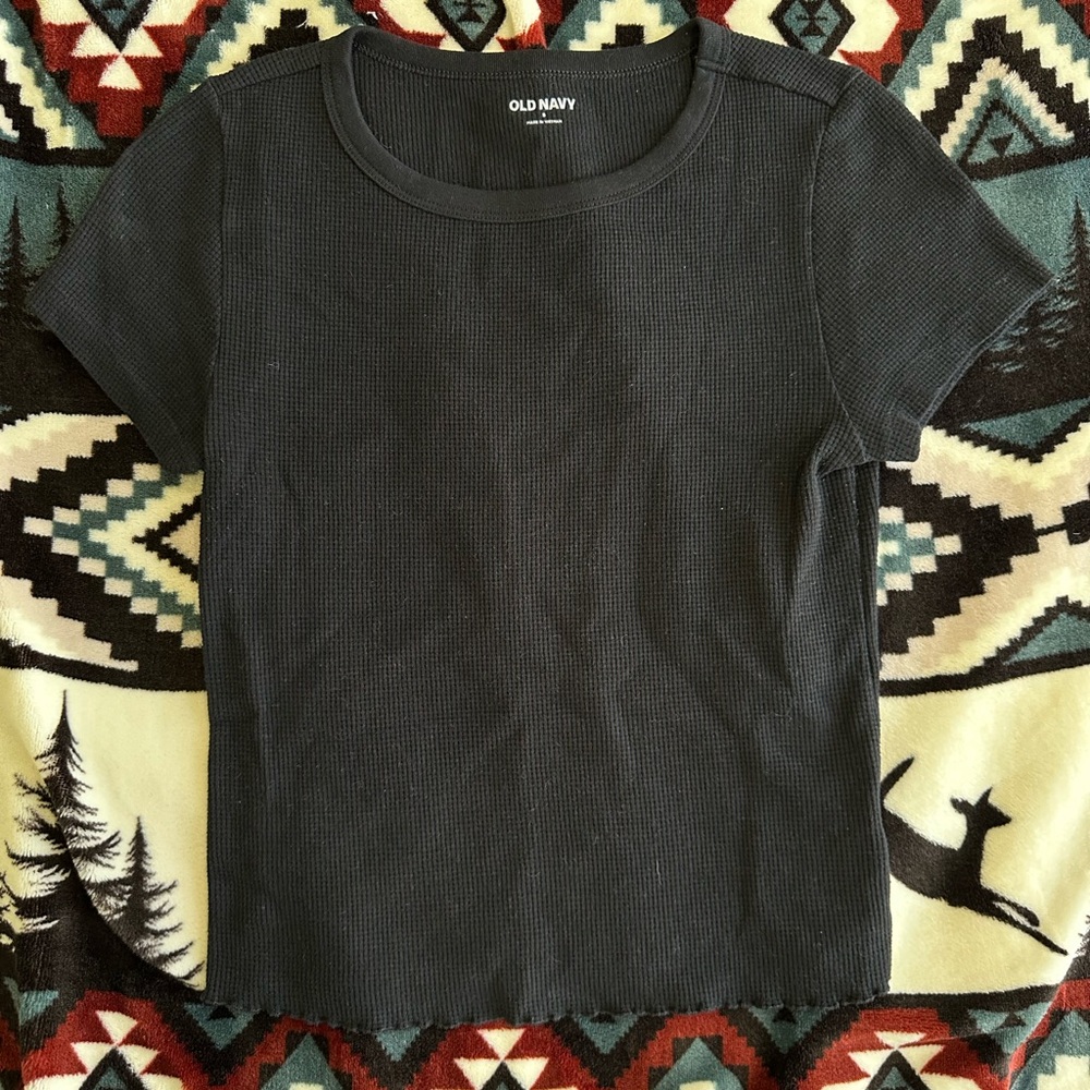 Old Navy Black Short Sleeve Tee